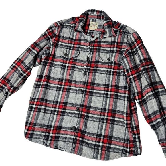 RedHead Flannel Shirt Mens Large Long Sleeve Button Up  Pre-owned in gently wor - Picture 1 of 7